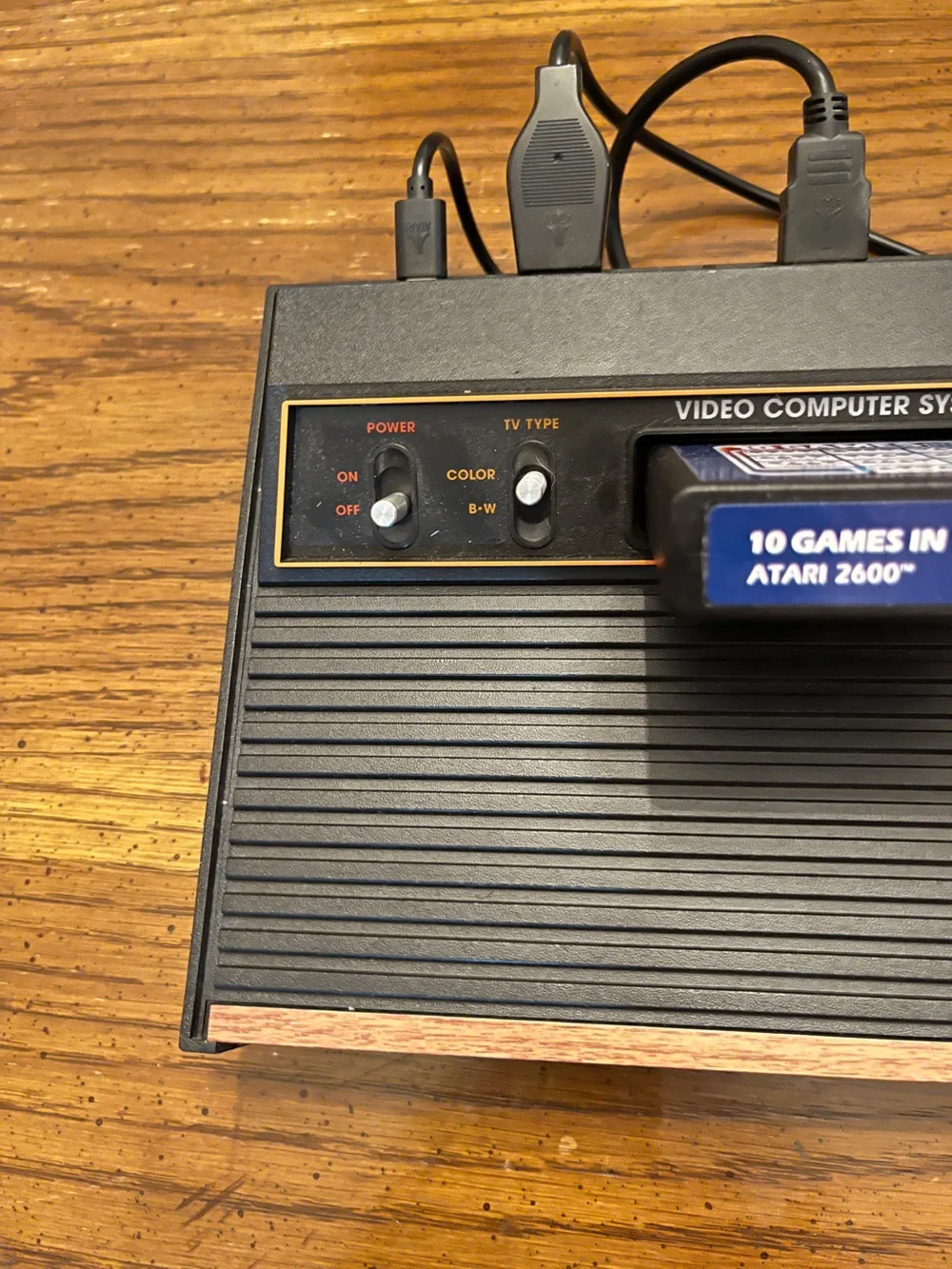 ATARI 2600+ CONSOLE & JOYSTICK and GAME